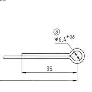 Лента хомута с гайкой L= 460 мм.  5323У1-3513157
