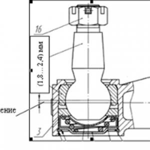 Наконечник тяги рулевой трапеции правый в сборе (усиленный палец) модернизированный  4320-3414056-11