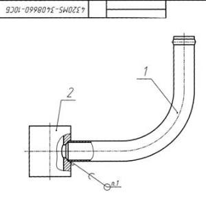 Угольник поворотный  4320М5-3408660-10