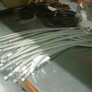 Шланг тормозной в броне,среднийий L=850 мм.(пневмотормоза, с 2014 г.вып.)  49013-3506060-07/АИ-3506611-01