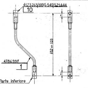Штанга замка  330-6105200