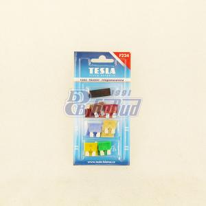 Предохранители плоские(к-т 5/30) ТЕСЛА 12шт+пинцет F224