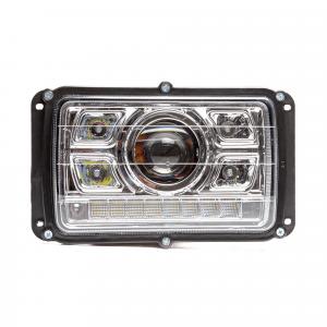 Фара, светодиод, с ДХО, указателем поворота, КамАЗ, МАЗ, БЕЛАЗ, КРАЗ, УРАЛ 36.3775-20 (02.3711) AE