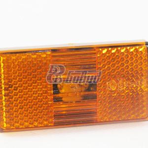 Фонарь боковой габар. (светодиод) LED под колодку 282080-01 овал 2 конт. разъем 12/24В 50.3731-08