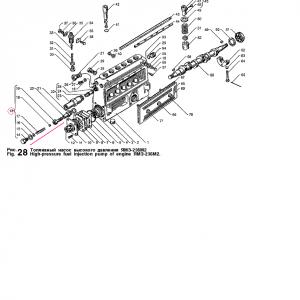 Клапан перепускной ЯМЗ  60.1111282-01