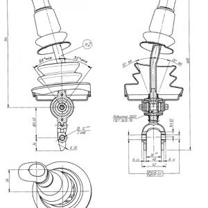 Рычаг переключения передач (Урал-С)  32552-1703016-10
