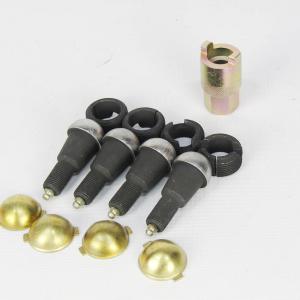 Шкворень УАЗ-3163 Спайсер/Гибрид (ком. 4 шт) латунь вкл, 2 уса с ключем METALPART