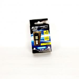 Автолампочка (комплект)  12-T15 18 диодов SMD белая  A40837S