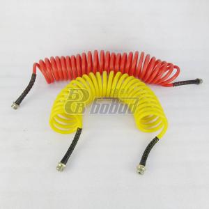 Шланг пневматический витой (возд) 7,5м М22*1,5 желтый,красный