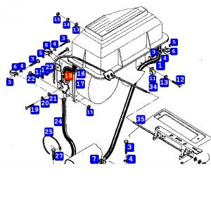 Кран отопителя (управление отопителем) прямоточный МАЗ  64221/6430/4370-8101150