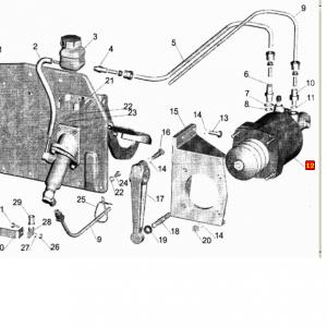 ПГУ (усилитель пневмогидравлический)Н/О МАЗ БелОМО  8250-1609200-07
