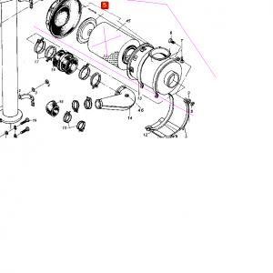 Фильтр воздушный (корпус) МАЗ-64229, 5336  238Н-1109012-21