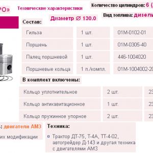 Комплект поршневой Агро(гильза,поршень,п/палец,упорные. и упл.кольца,к-т п/колец)