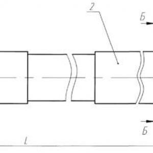 Втулка шлицевая с шарниром (L=750 мм.)  4320М5-3402109-10
